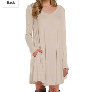 Casual long sleeve dress